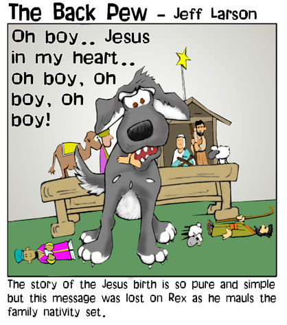 Dog - ate baby Jesus