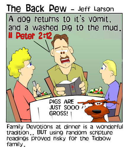 Dog Vomit - family devotions