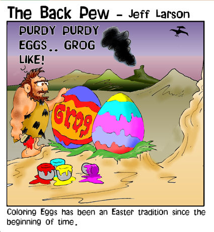 Easter Eggs - Grog the caveman
