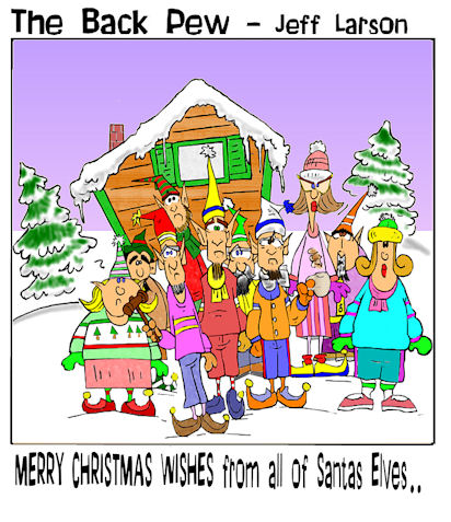 christmas elves | Backpew | Cartoons | Entertainment