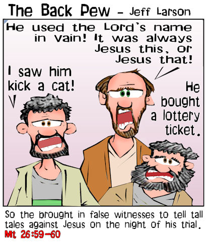 False Witnesses - against Jesus