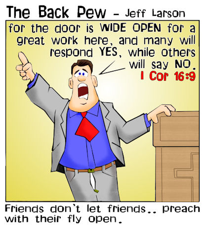Fly Open - preacher exposed