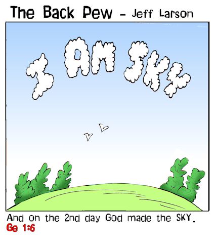 God creates SKY