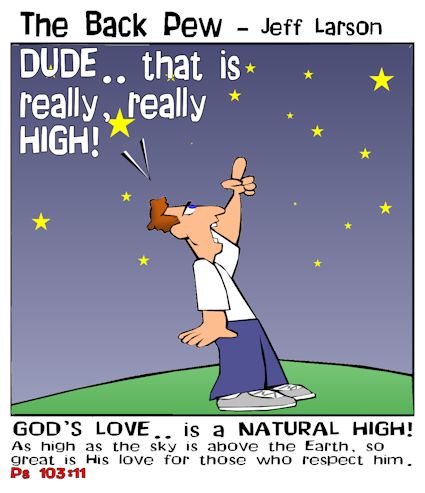God's love is HIGH