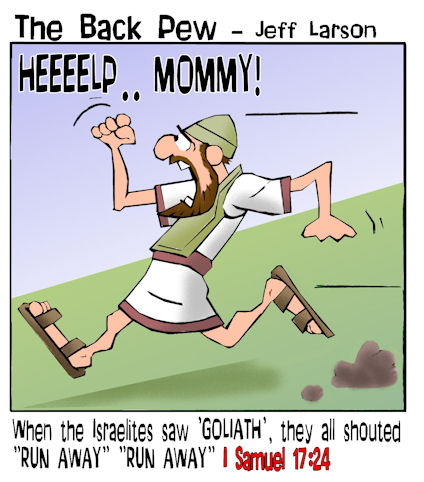 Goliath run away