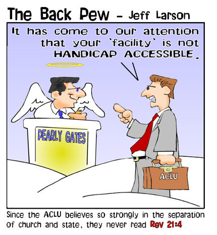 Heaven is not handicap accessible 2