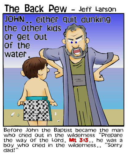 John the Baptist and his dad