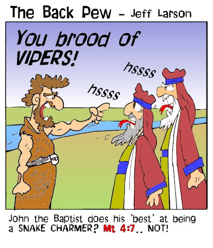 John the Baptist and the brood of Vipers