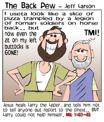 Jesus heals the Leper
