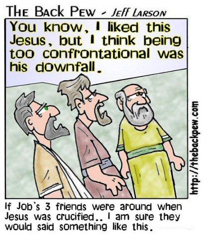 Job's friends and Jesus