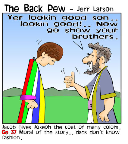 Jacob, Joseph, and coat of many colors