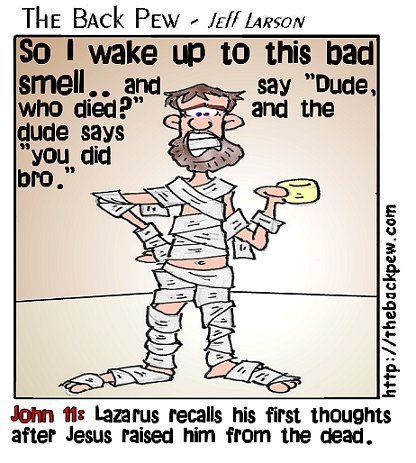 Lazarus who died