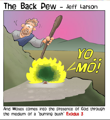 Moses and the Burning Bush Yo Mo!