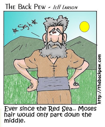 Moses hair parts