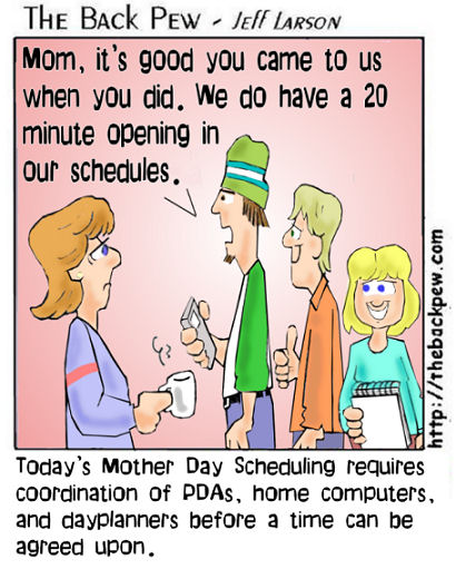 Mothers Day Scheduling