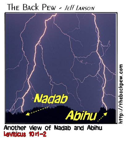 nadab abihu lightning