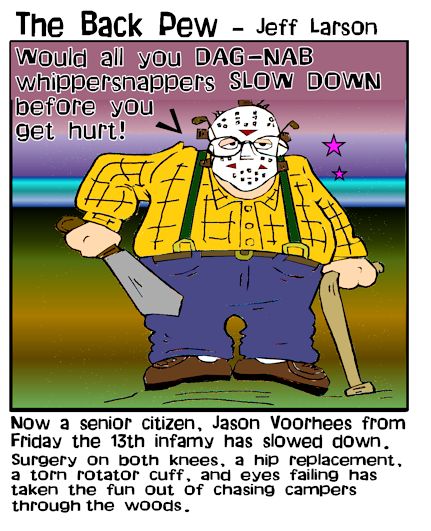 Old Jason - Friday the 13th | Backpew | Cartoons | Entertainment