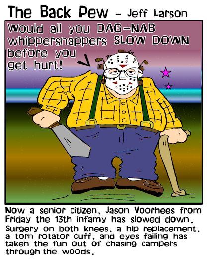 Old Jason - Friday the 13th | Backpew | Cartoons | Entertainment Old Jason - Friday the 13th | Backpew | Cartoons | Entertainment