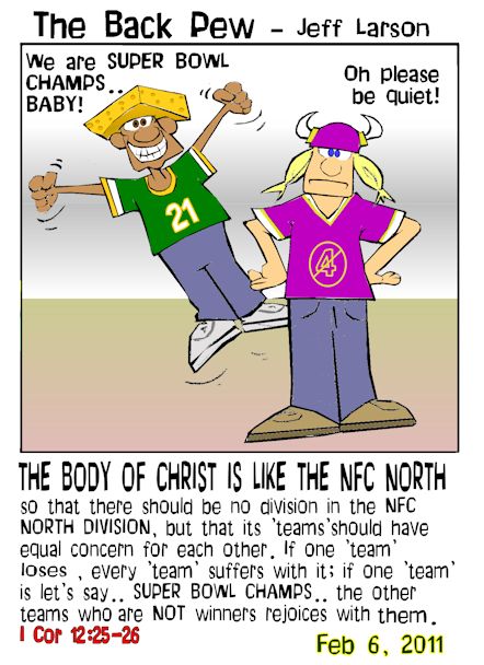 Packer and Viking fans - one body