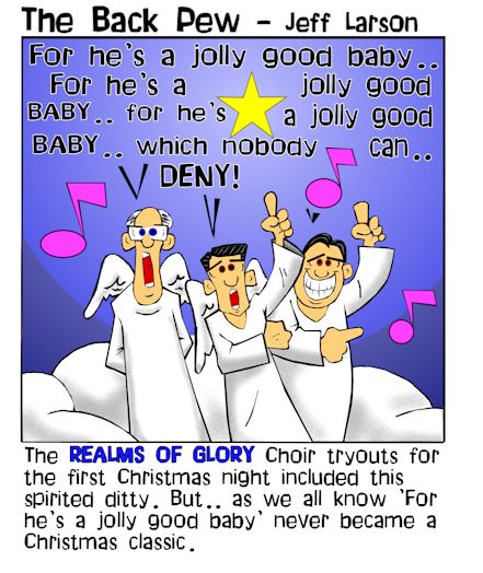 Angel Choir Tryout Bible Cartoons