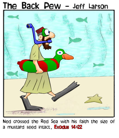 Red Sea Mustard Seed Bible Cartoons