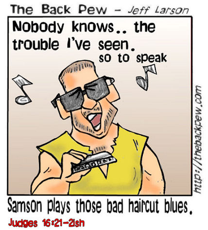 Samson sings the blues