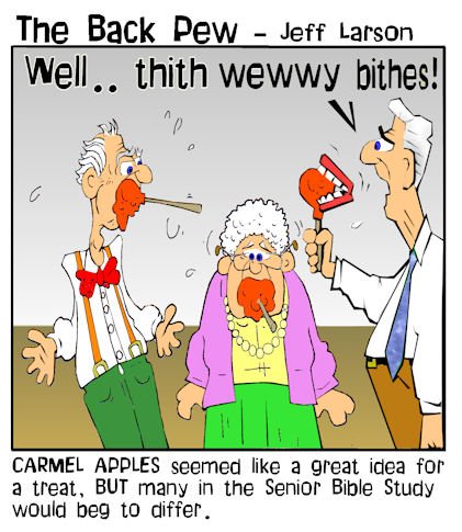 Senior Citizen Caramel Apples