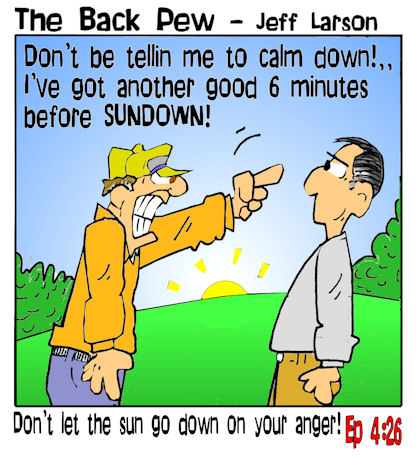 Sundown - controlling your temper