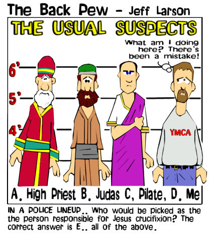 The Usual Suspects - Jesus crucified