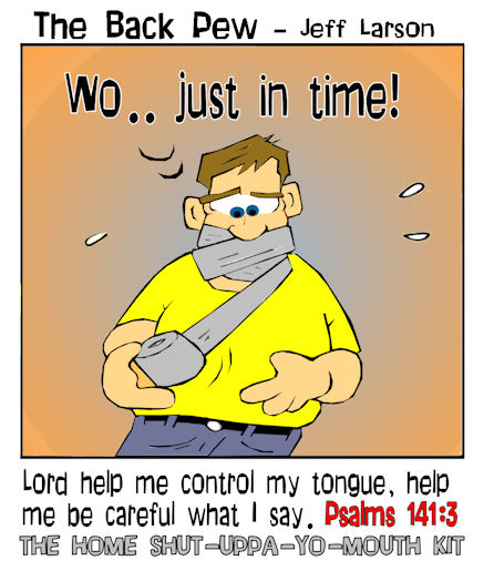 Shut Up Duct Tape Bible Cartoons