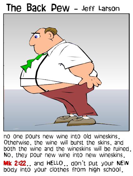 Wine Skin - wearing high school clothes