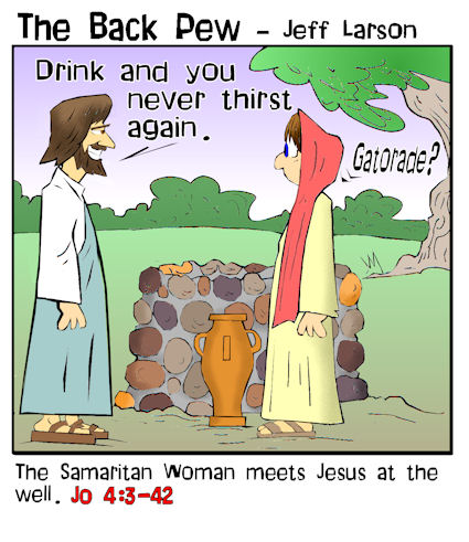 Samaritan Woman at the well with Jesus