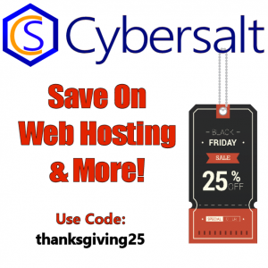 Cybersalt's Black Friday Sale Square