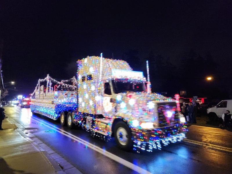 lighted truck