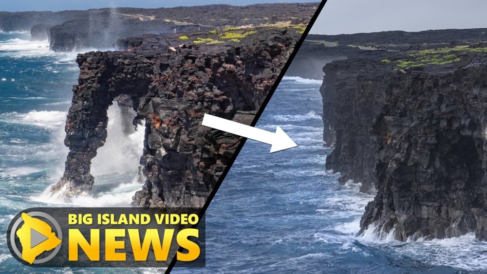 Iconic Hawaii sea arch collapses into the ocean