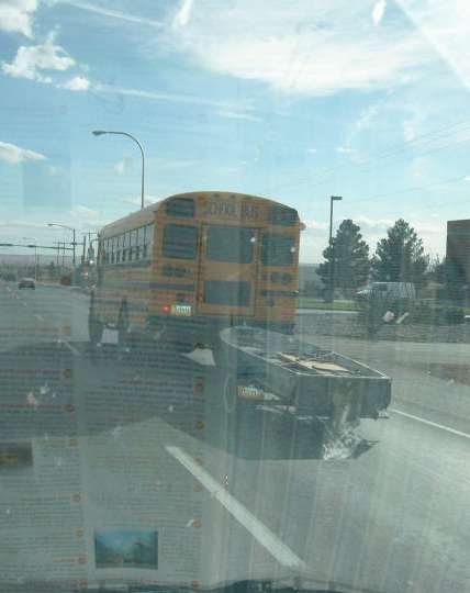 Funny Pictures of School Bus Pulling Boat Trailer