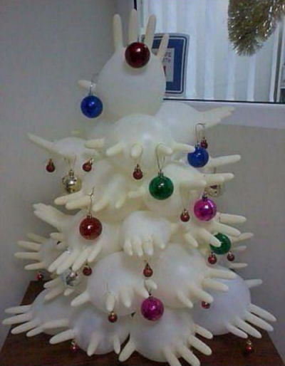 christmas tree in hospital