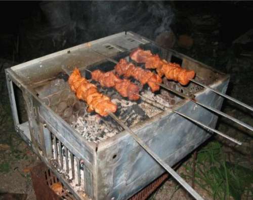Funny Pictures of Computer Case BBQ