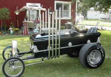 Casket Hot Rod Dragster