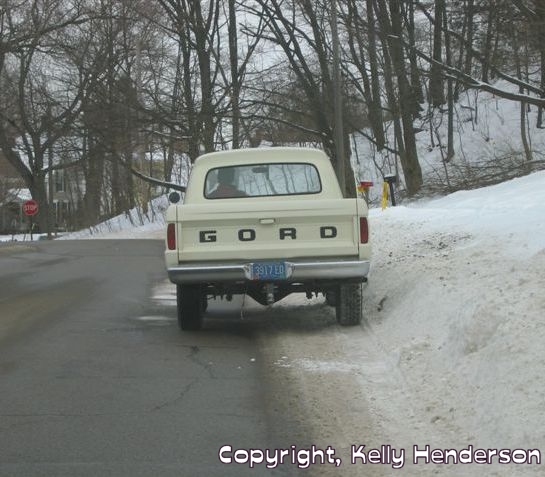 Funny Pictures of Renamed Ford pickup Truck