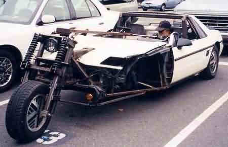 Funny Pictures of Half Car Half Motorcycle