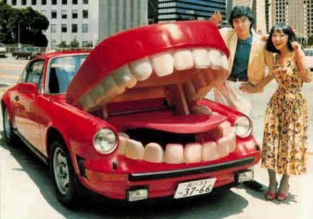 Funny Pictures of A Car With A Mouth