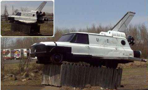 Funny Pictures of GMC Suburban Space Shuttle