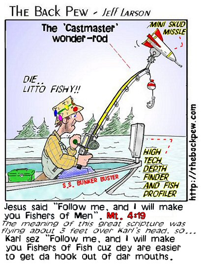 Fishing Season Opening Day Cartoon