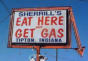 Eat Here and Get Gas | Funny Pictures | Entertainment