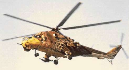 Funny Pictures of Helicopter Painted Like Eagle
