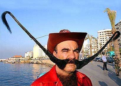 Funny Pictures of Handlebar Moustache