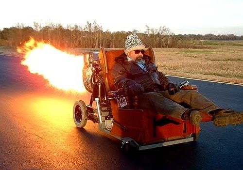 Funny Pictures of Rocket Lazyboy Chair.