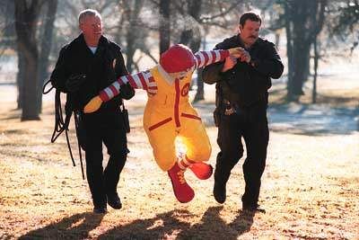 Ronald McDonald Under Arrest