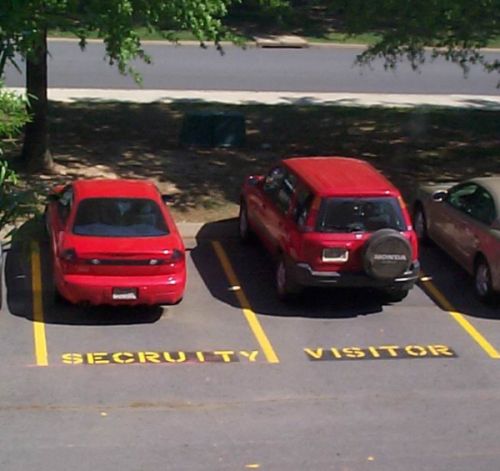 Funny Pictures of Mispelled Parking Space